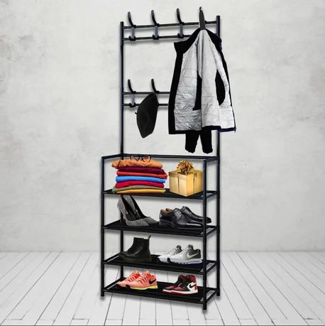 Вішалка для одягу, вешалка для одежды обуви simple floor clothes rack