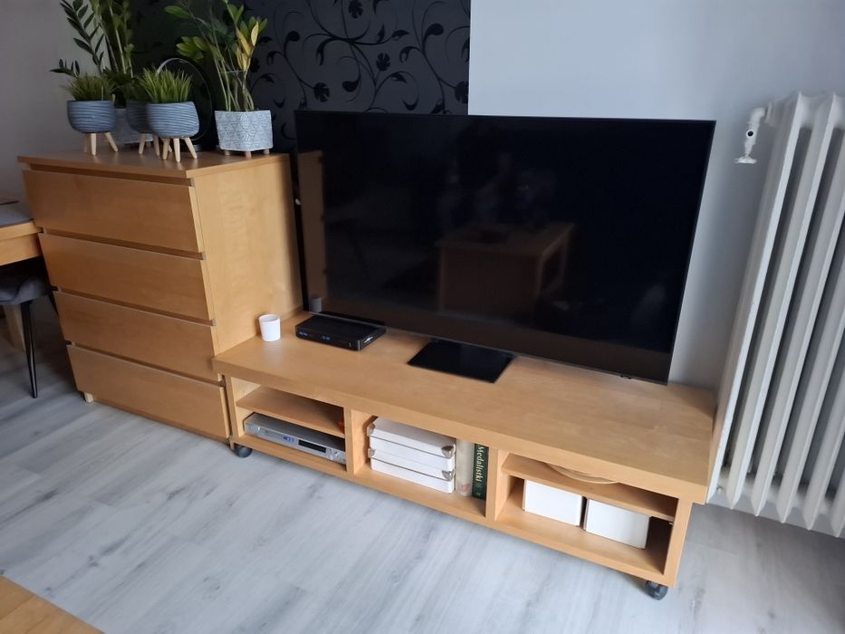 Komplet mebli IKEA szafka pod telewizor komoda witryna