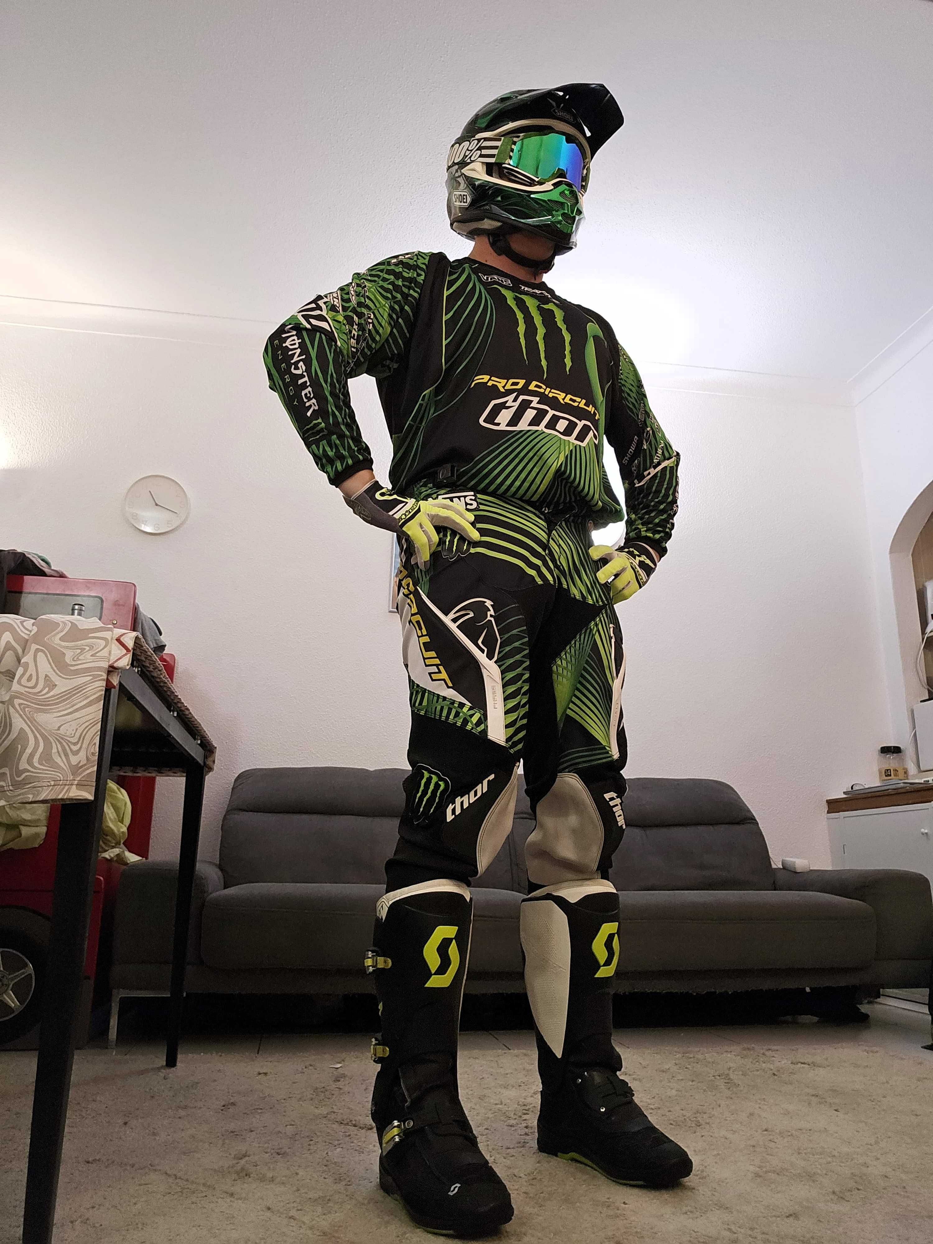 Thor Phase Monster Pro Circuit conjunto motocross enduro fato completo