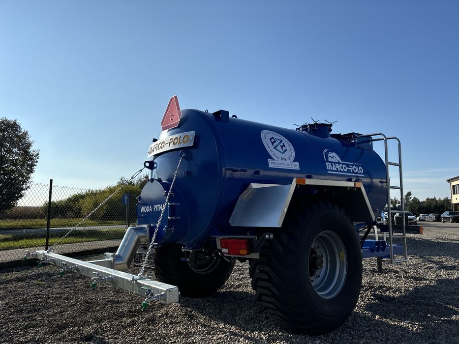Zbiornik na wodę pitną 5000 l Atest PZH Przyczepa do Wody Pitnej 5000