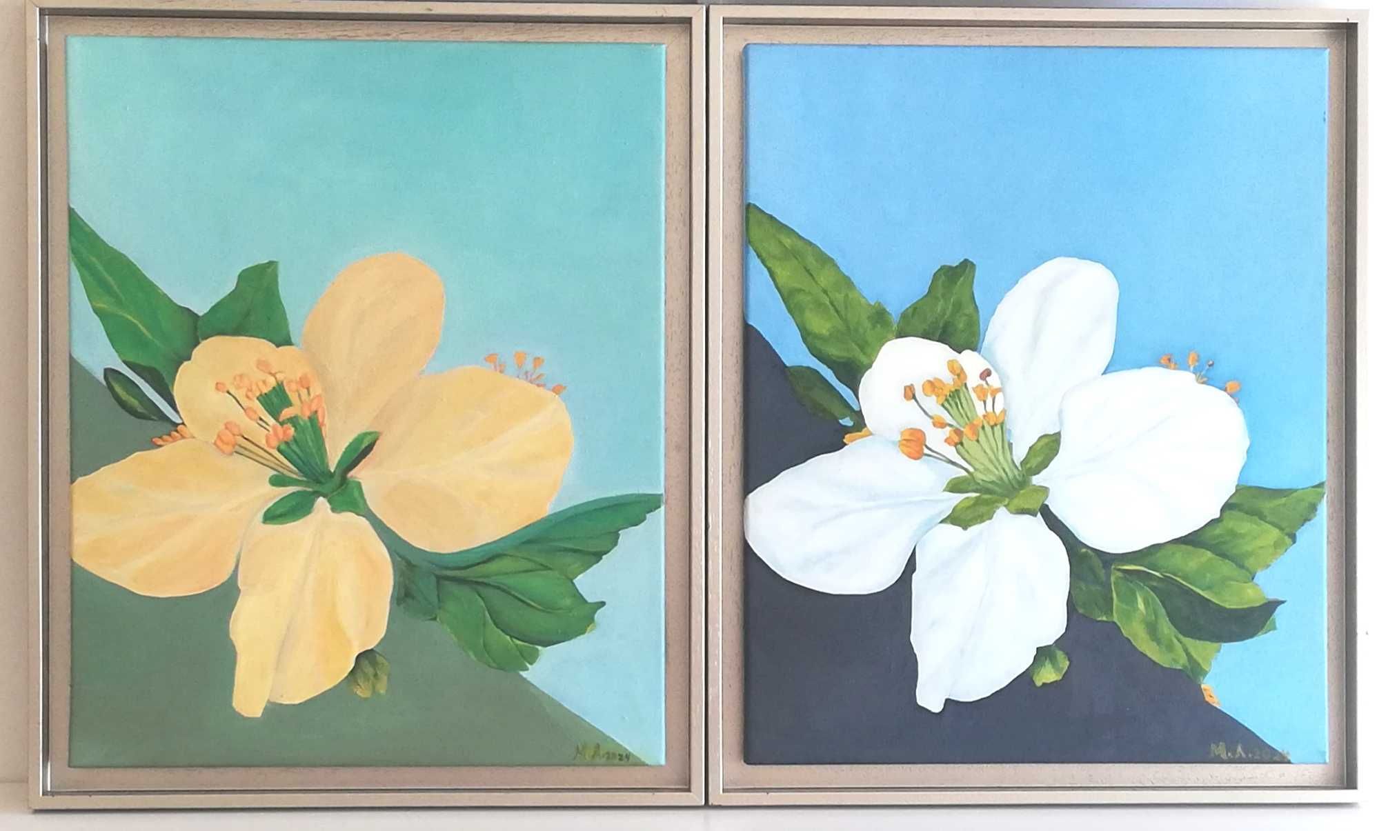 Pinturas a óleo sobre tela
