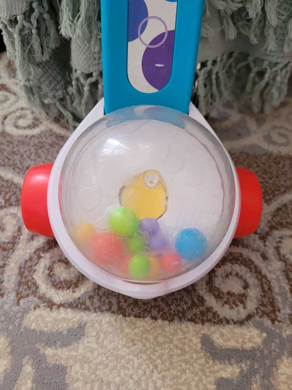 Каталка Fisher-Price Попкорн, для діток з кульками