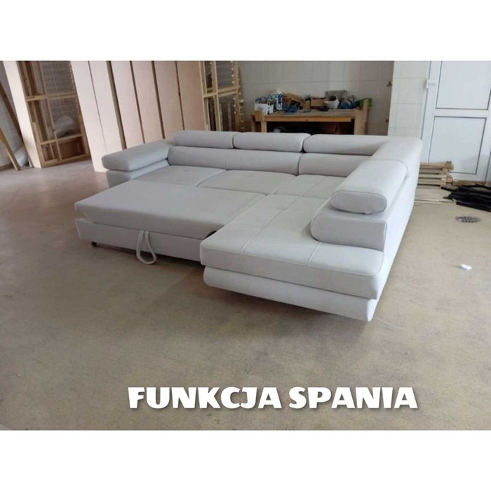 Narożnik Neapol (ruchome zagłówki, funkcja spania) - !!! Promocja !!!