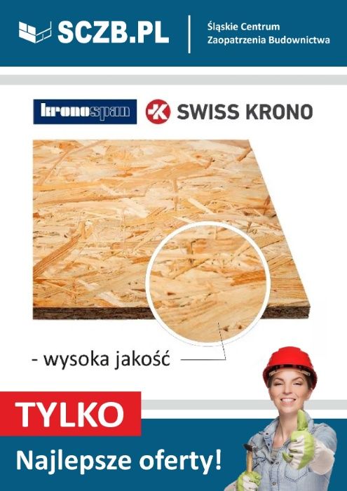 Płyta OSB 3 12mm 15mm 18mm 22mm 25mm Kronospan Kronopol