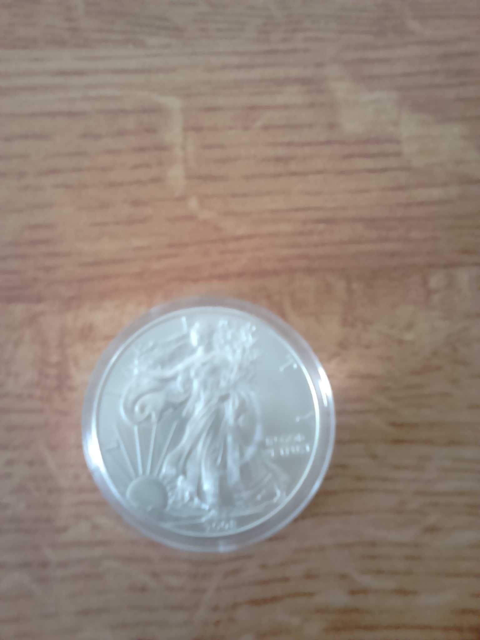 moneta srebrna Liberty