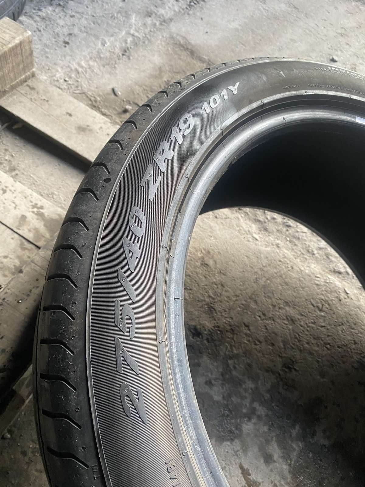 275.40.19 Pirelli 2шт лето БУ склад шины резина из Европы 40 R19