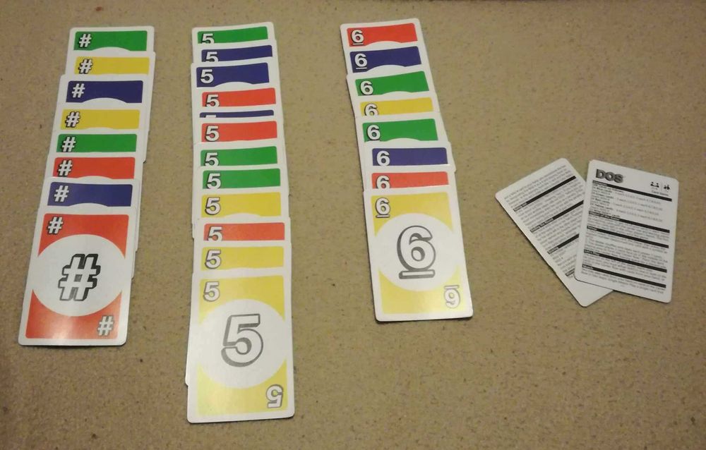 Baralho de cartas DOS