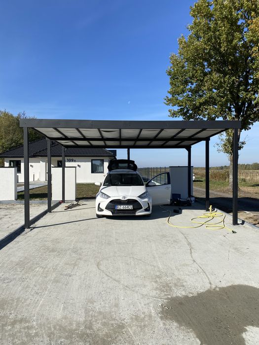 Wiata samochodowa Altany CarPort Zadaszenie samochodu tarasu drewutnia