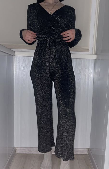 Комбинезон сияющий, приталенный, размер S