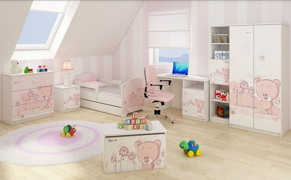 Zestaw mebli dla dziewczynki baby boo 6 elementów