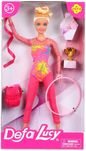 Lucy akrobatka gimnastyka wstążka obręcz hula hoop RÓŻOWA