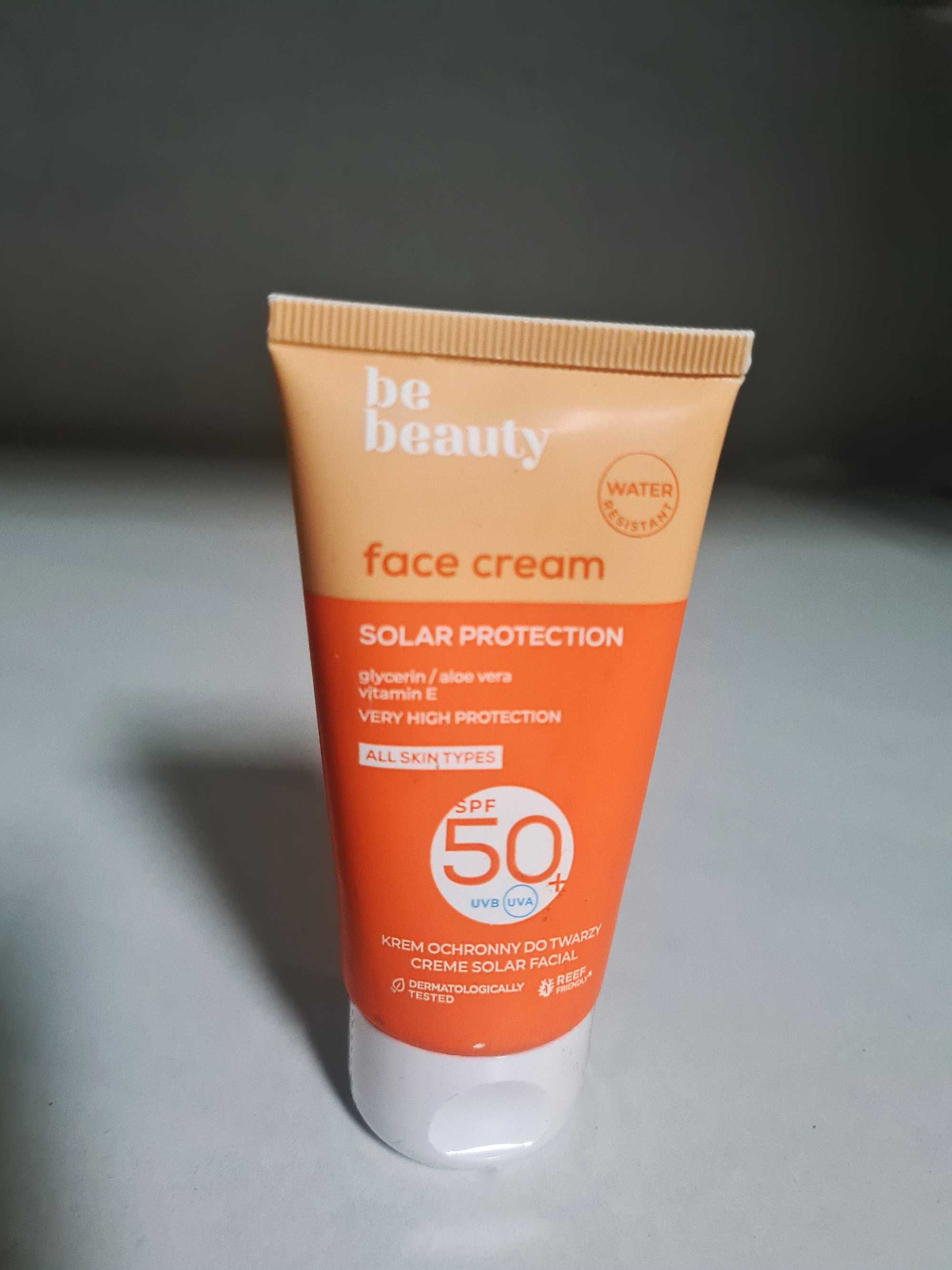 Krem ochronny do twarzy Be Beauty SPF 50+ - tanio