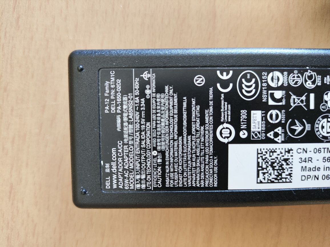 Carregador Dell Portátil Original 65W