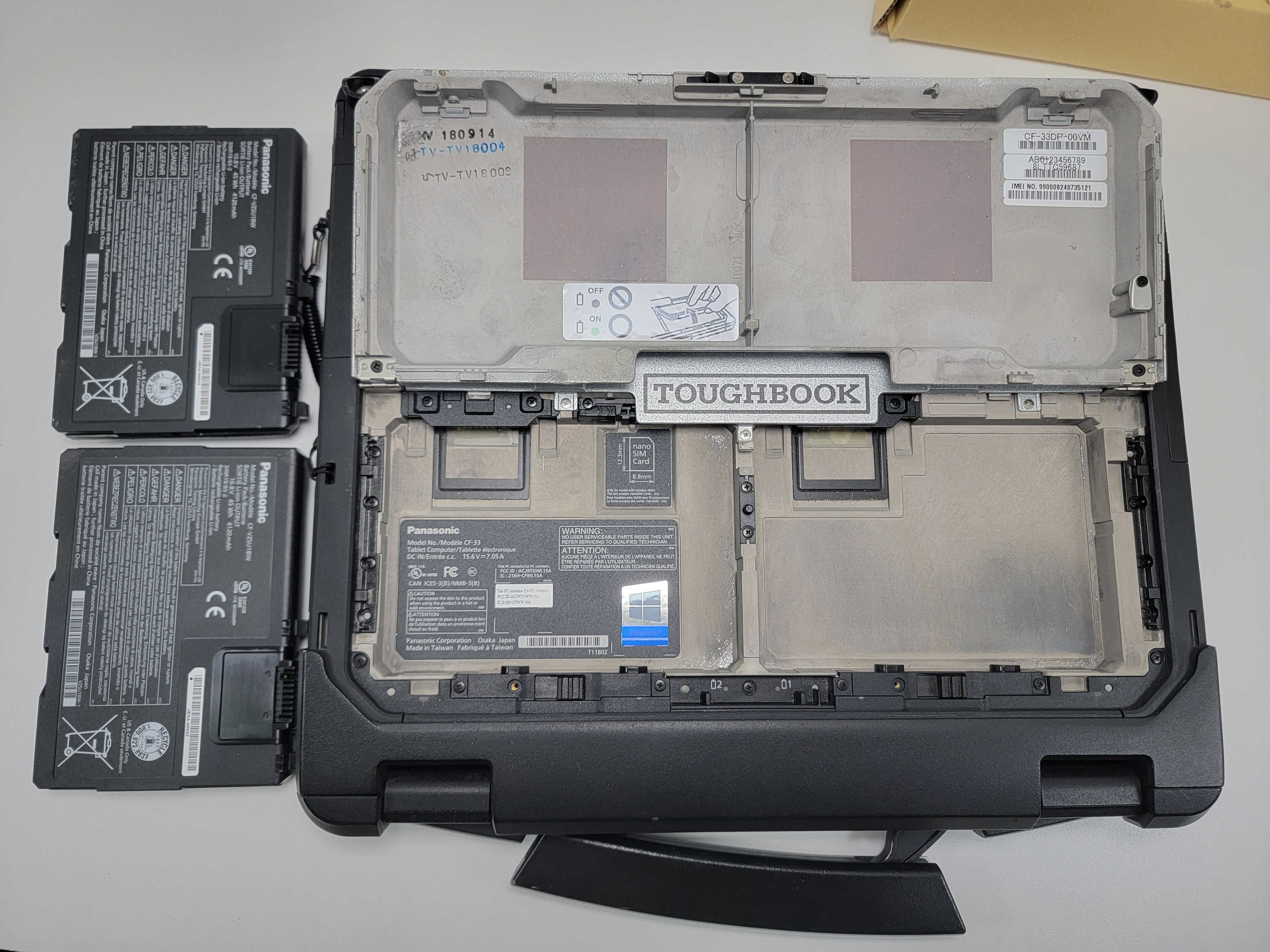 Panasonic Toughbook CF-33 12" захищений ноутбук i5 16GB 256SSD GPS 4G