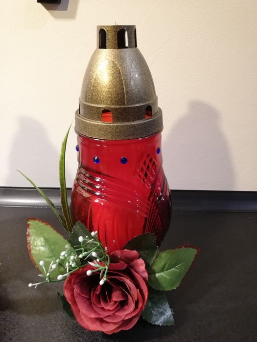 Znicze artystyczne kwiaty