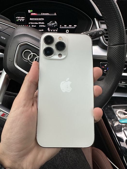 Iphone 13 pro max silver 128gb