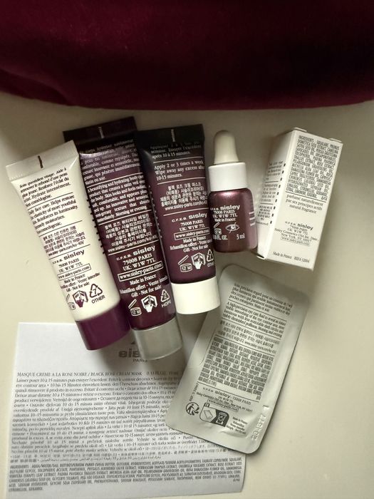 Набір мініатюр Sisley Black Rose з косметичкою