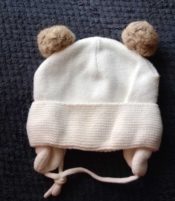 Conjunto 7 Gorros, malha, forrados a algodão - Zara Kid´s, - 3-9 meses