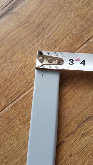 Metalowa listwa ozdobna 2,2 cm (Antracyt) do łazienki lub kuchni