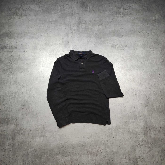 MĘSKA Elegancka PREMIUM Koszulka Polo Ralph Lauren Długi Rękaw Konik