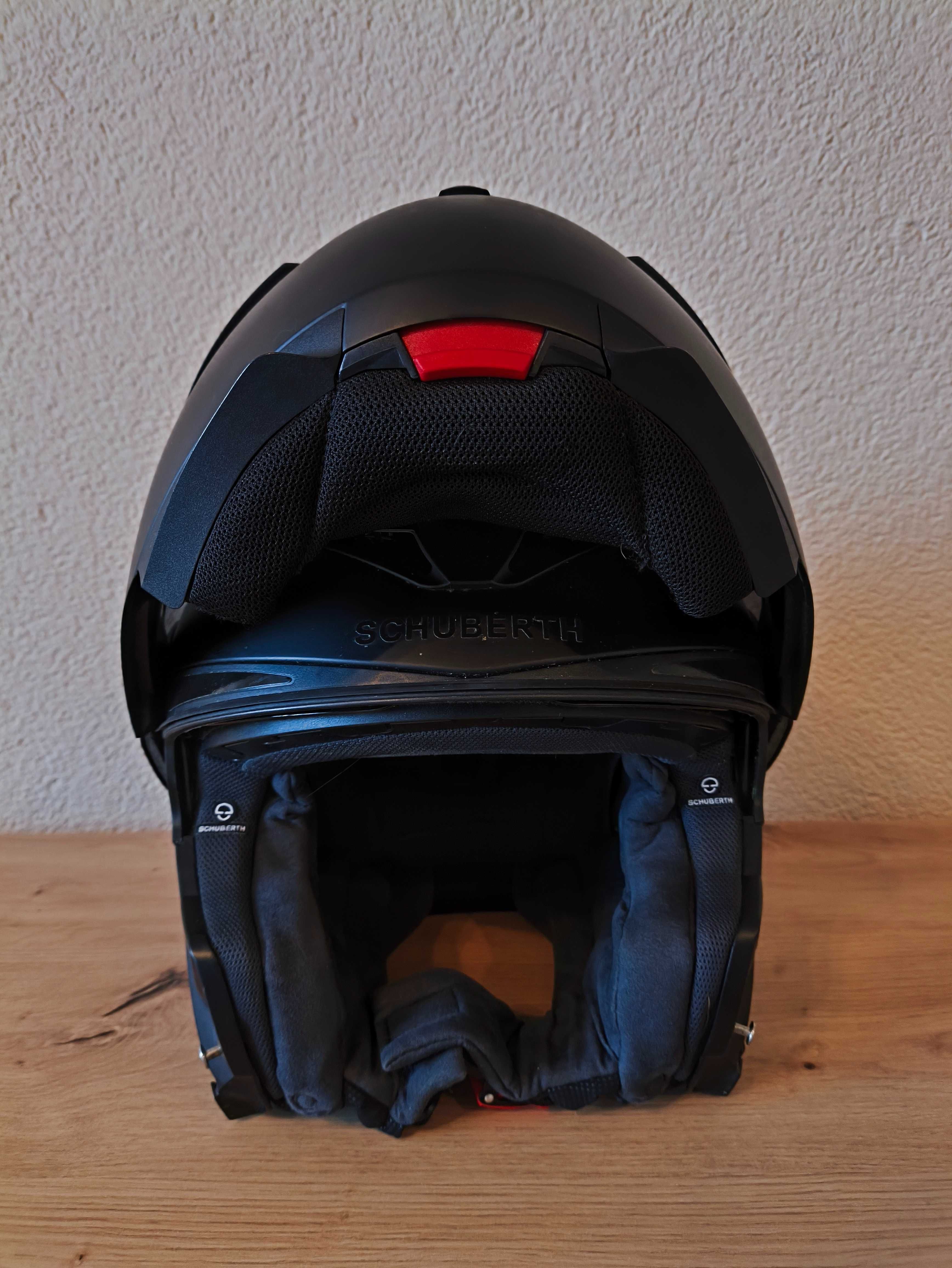 Kask motocyklowy szczękowy Schuberth C3 Pro czarny + dodatki