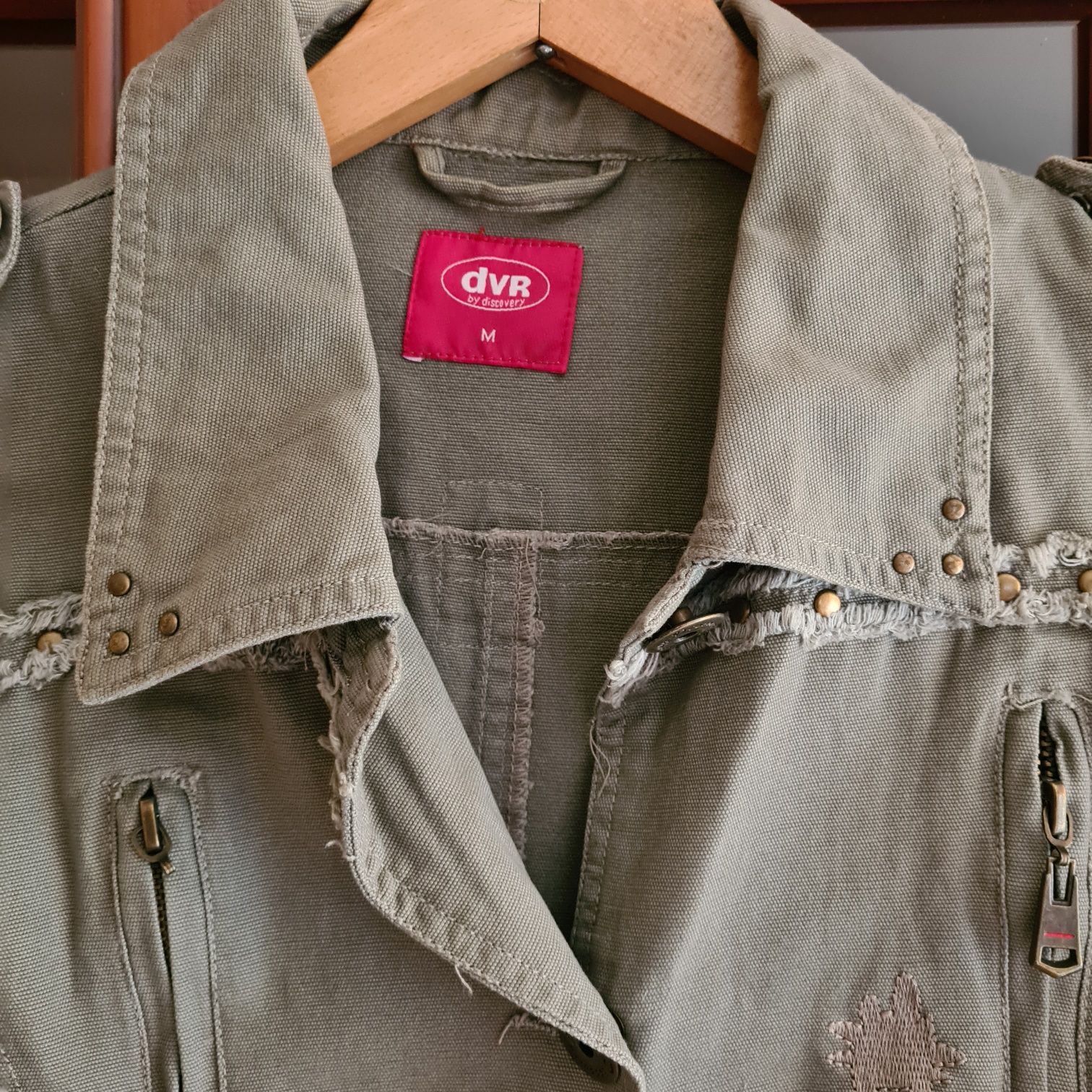Kurtka jeans khaki Discovery