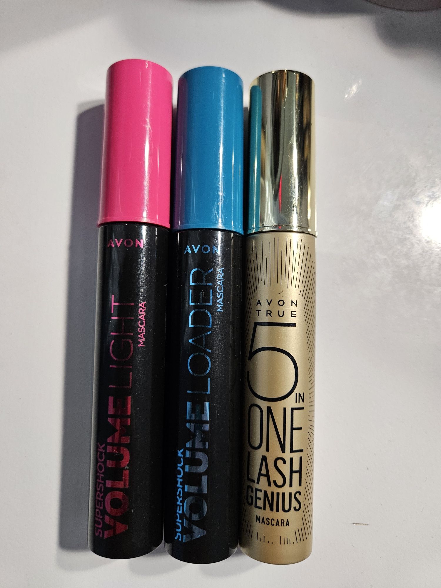 AVON Genius/Super SHOCK/zestaw 3 sztuk tuszy do rzęs w kolorze czarnym