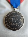 Medal W Służbie Narodu Polska Rzeczpospolita Ludowa MSW z PRL-u
