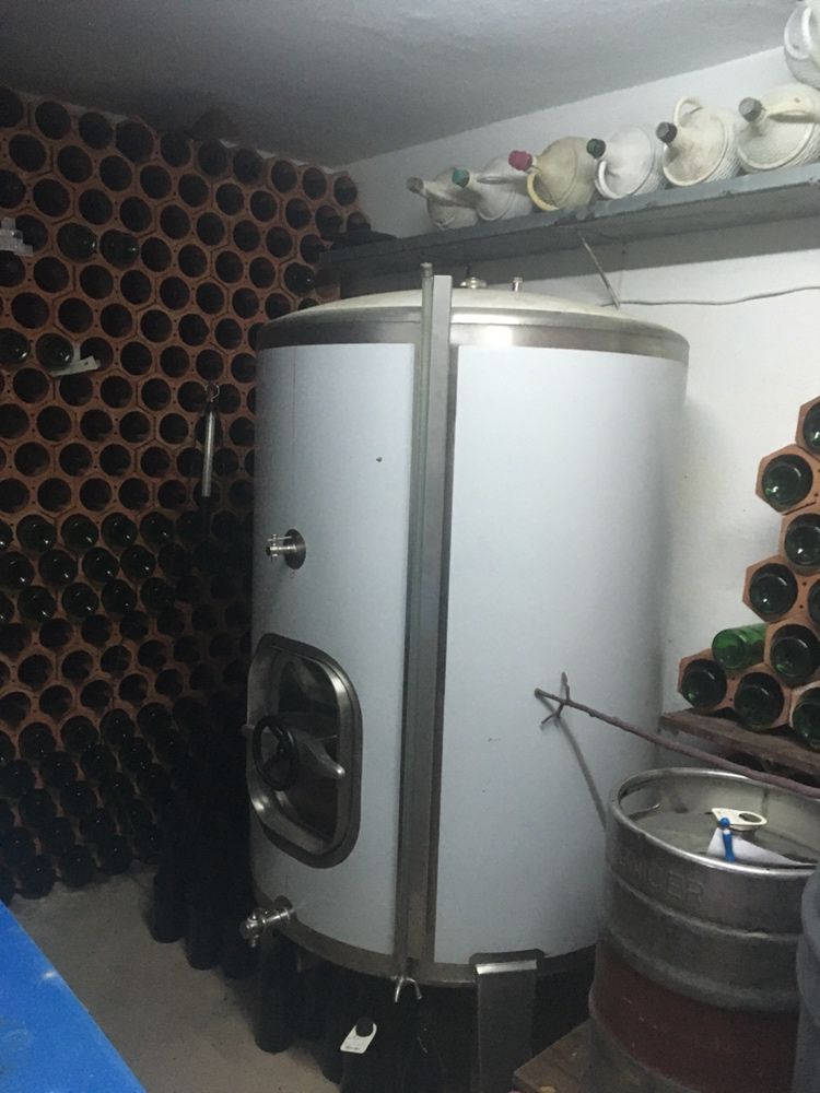 Cuba em inox para vinho 1000L