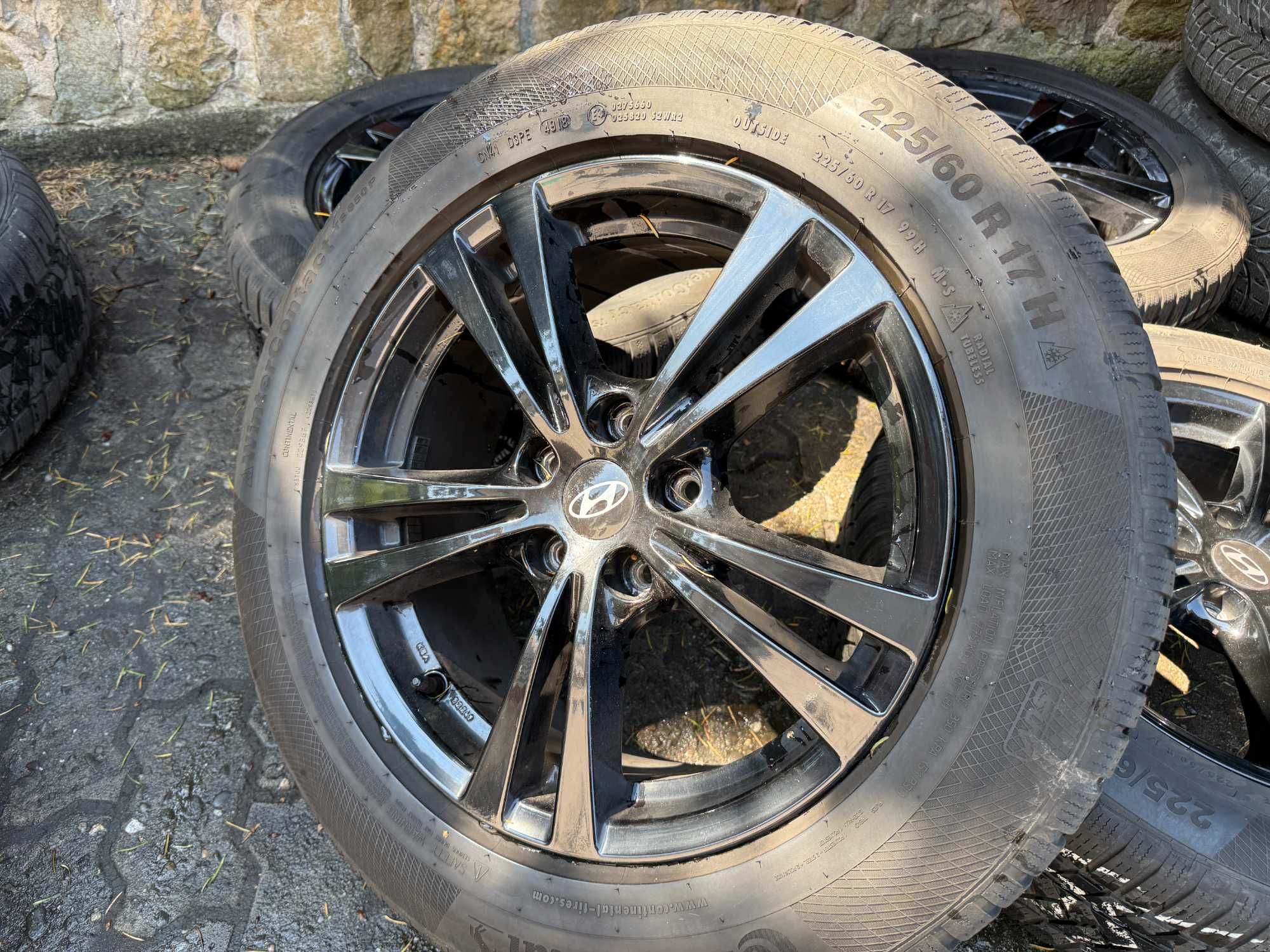 Felgi aluminiowe 17" 5x114,3 Hyundai IX35 Tucson Kia Sportage +opony