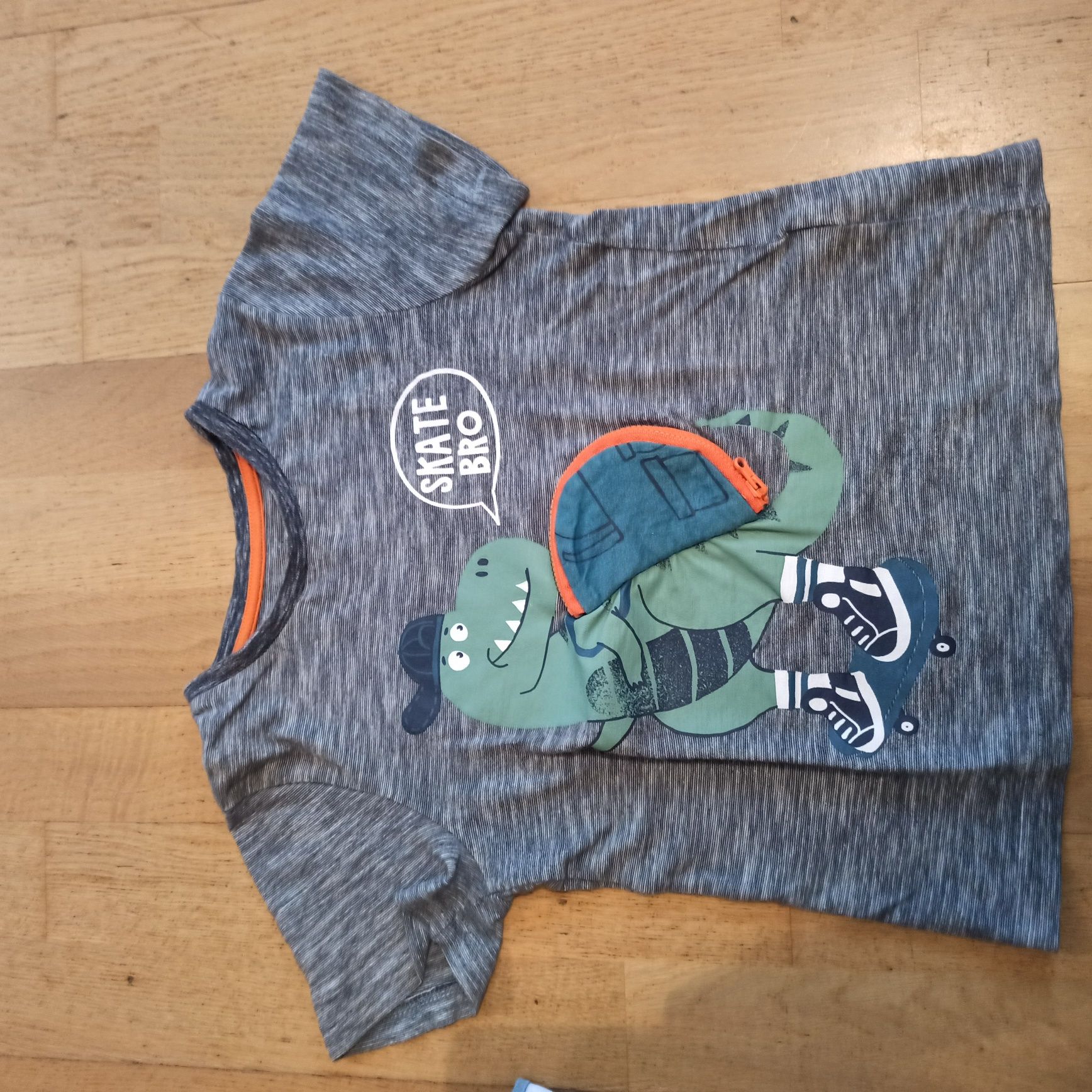 Podkoszulek podkoszulki t- shirt bluska chłopięca zestaw 122