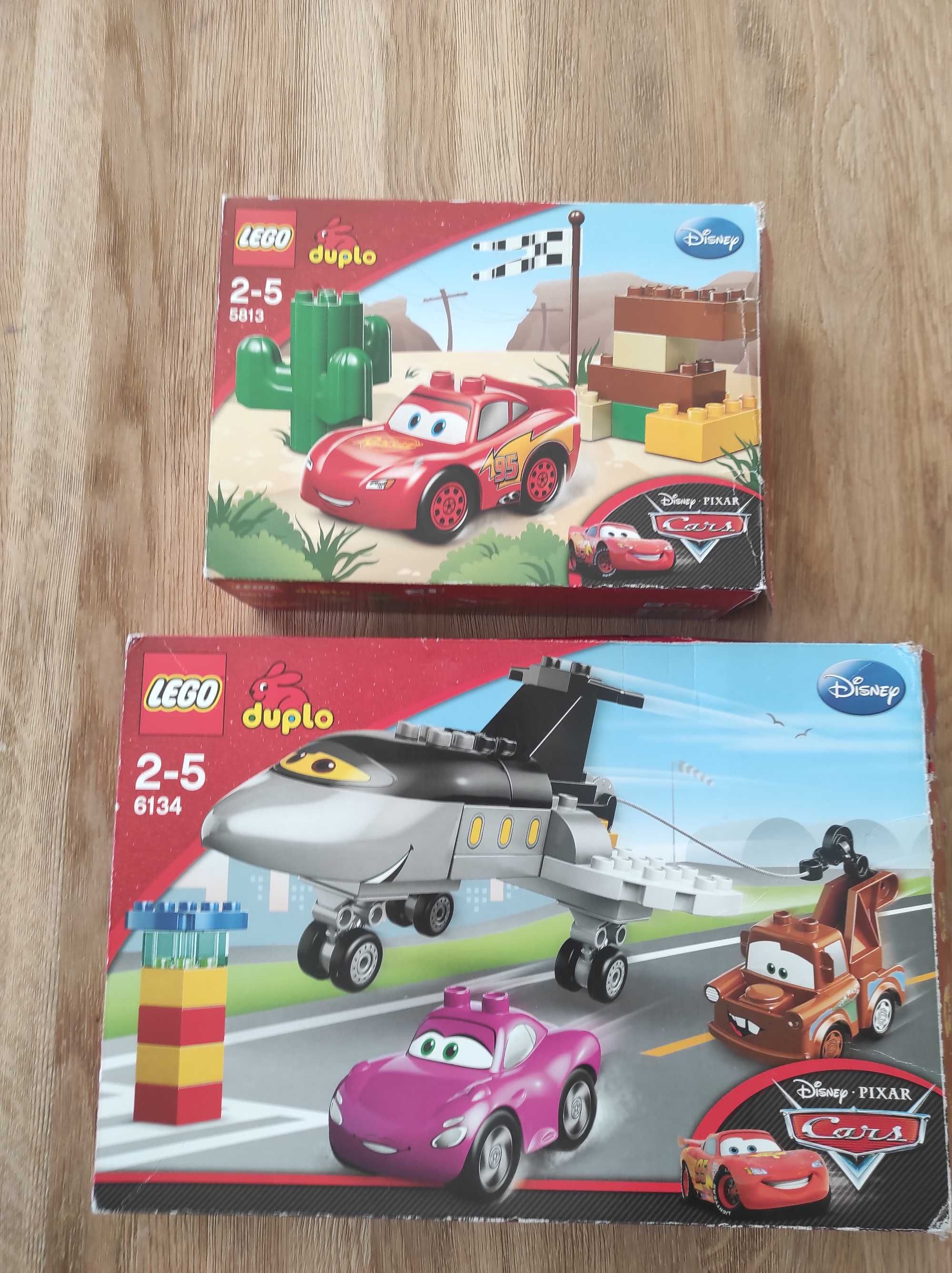 LEGO Duplo 6134 plus LEGO 5813 kompletny pudełka zygzak Disney