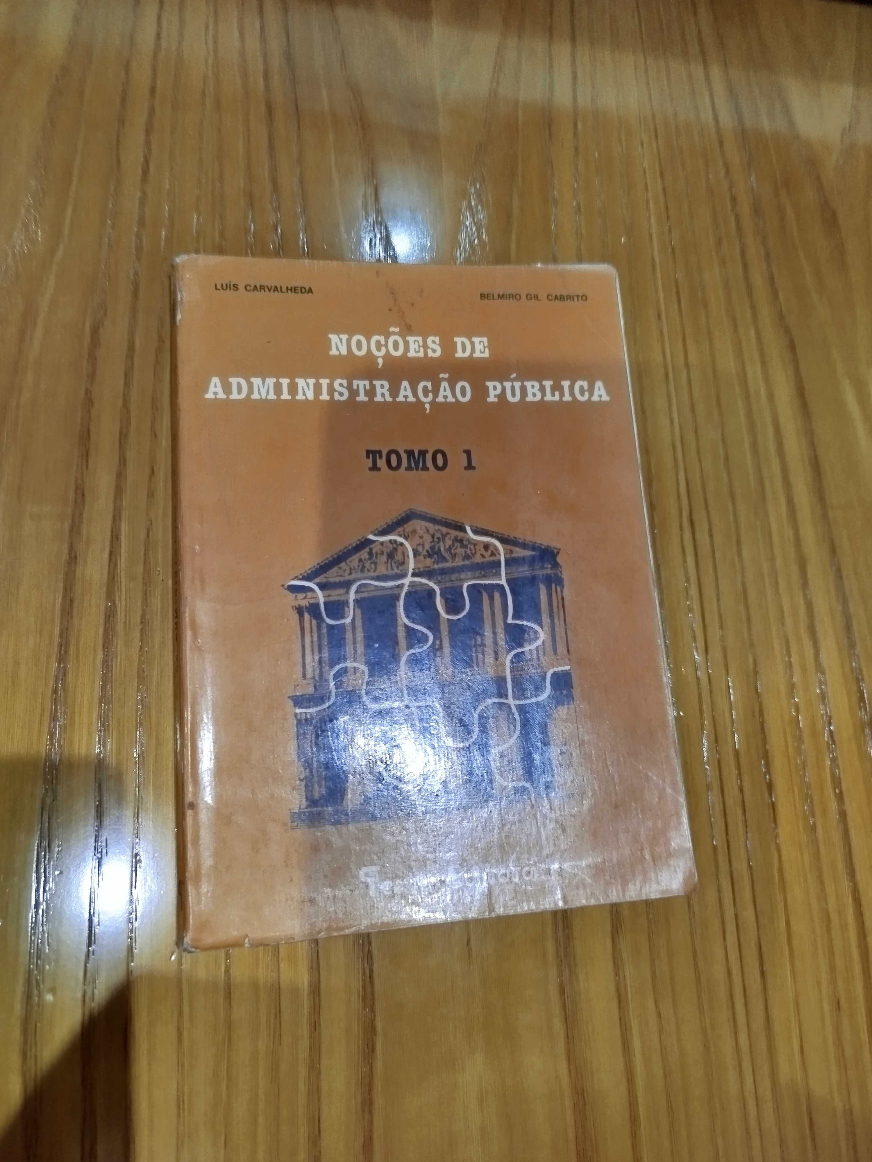 Livro "Noções de Administração Pública - Tomo 1 " - Texto Editora