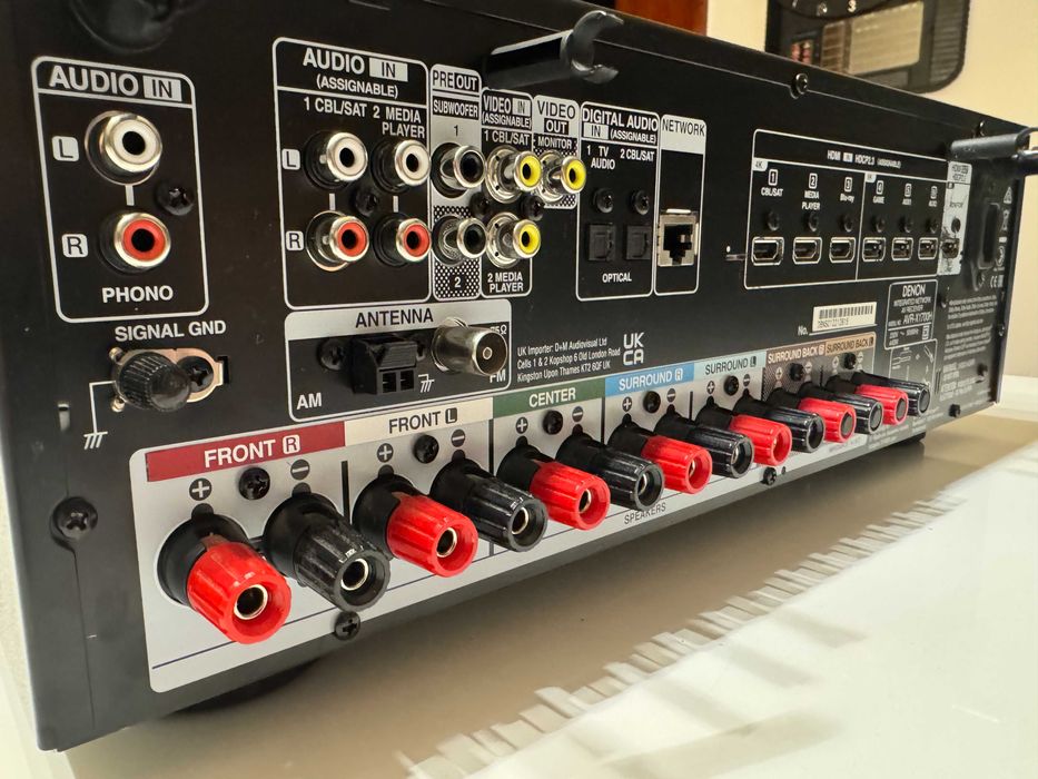 Amplituner Denon AVR-1700H używany w bardzo dobrym stanie,sprawny 100%