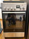Kuchnia gazowo-elektryczna Electrolux LKK564200X - 50cm szer.