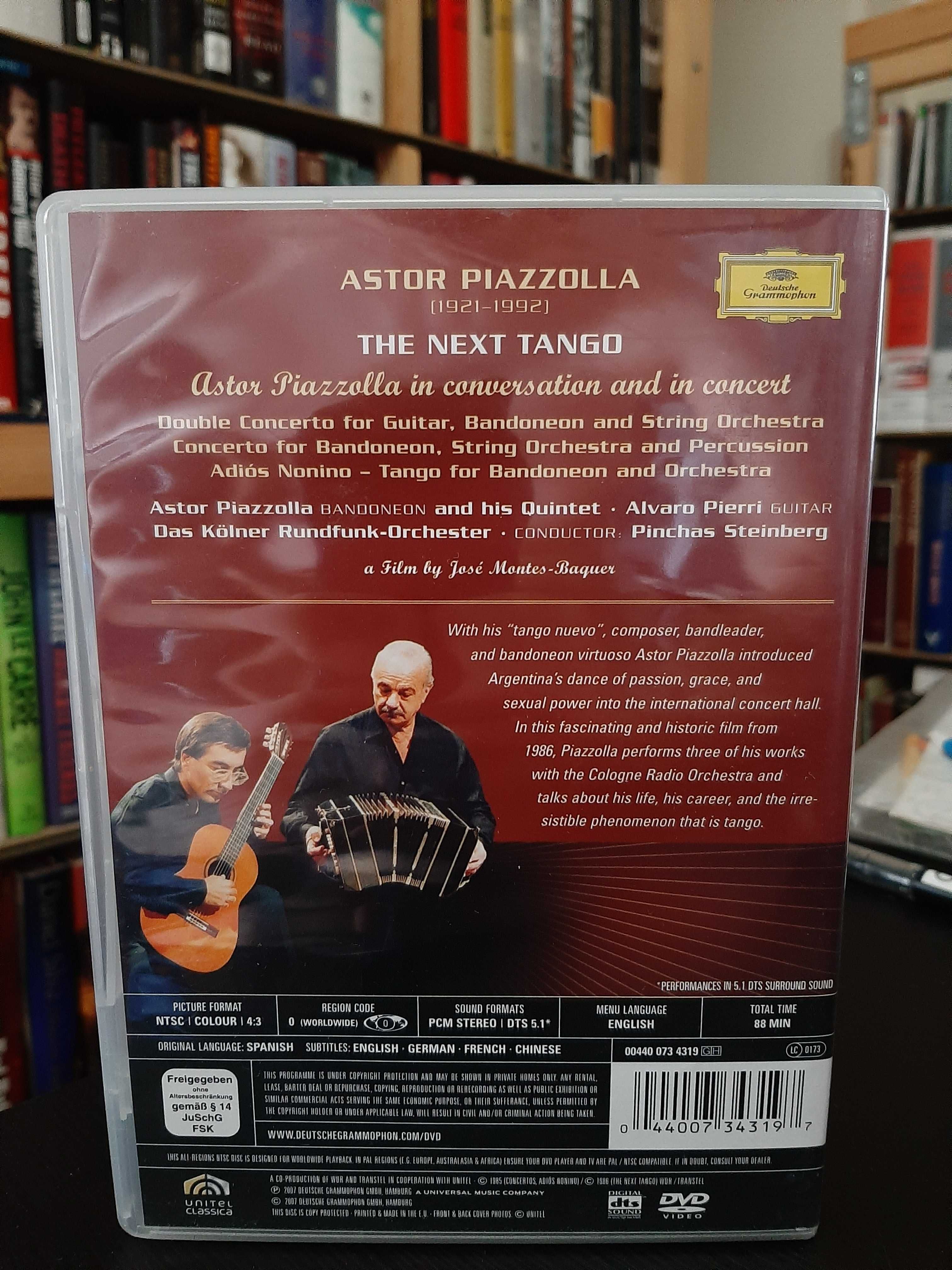 Astor Piazzolla in Conversation and in Concert: The Next Tango