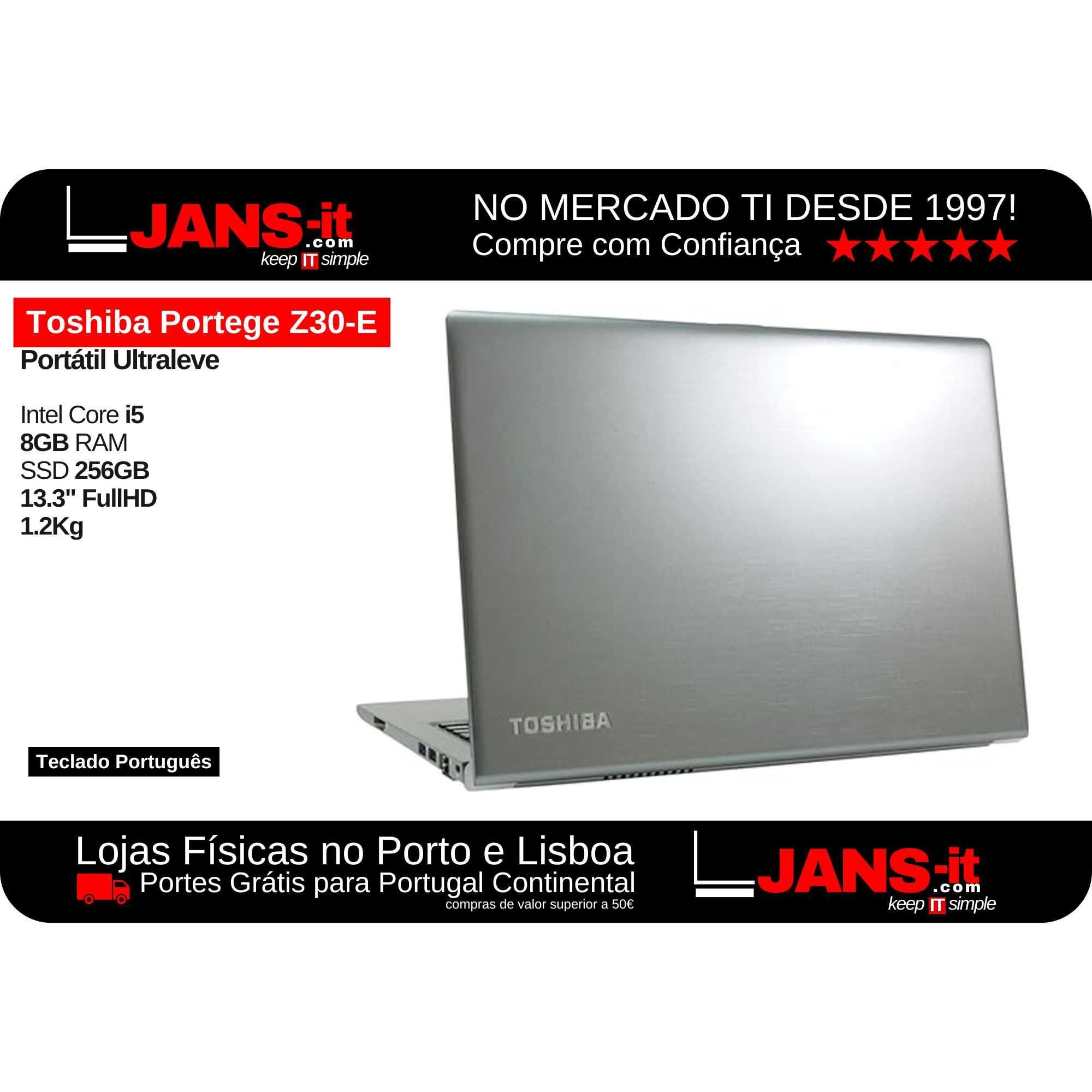 Portátil Toshiba Z30-E | i5-8250u | 8GB RAM | SSD 256GB | 13.3"