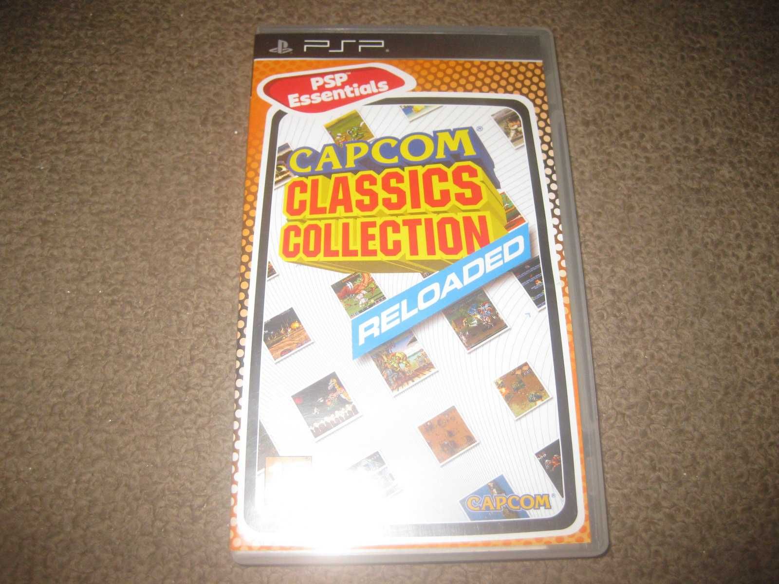 Jogo para a PSP "Capcom Classics Collection Reloaded" Completo!