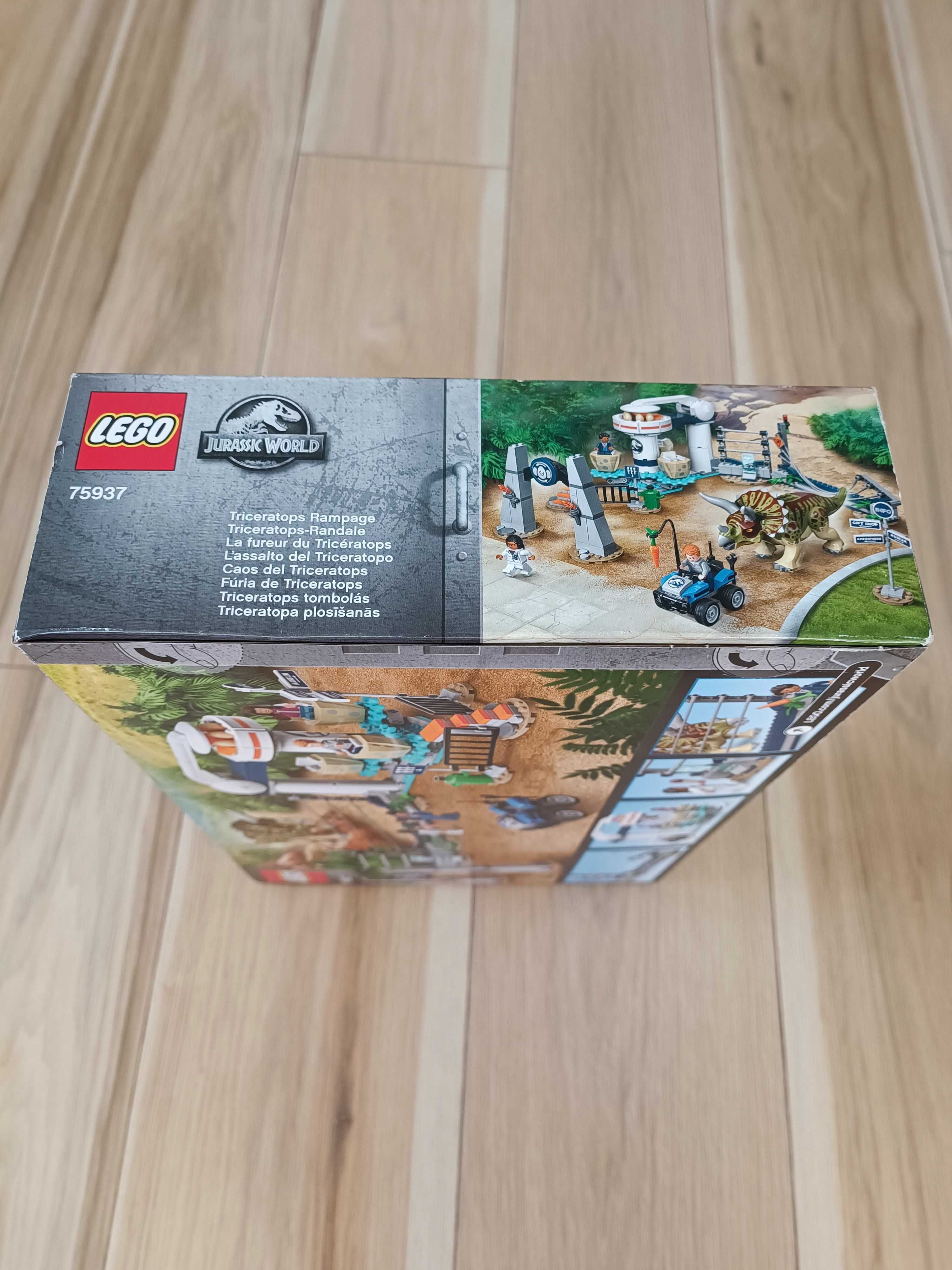 LEGO Jurassic World 75937 - Atak Triceratopsa - NOWY - Wysyłka OLX