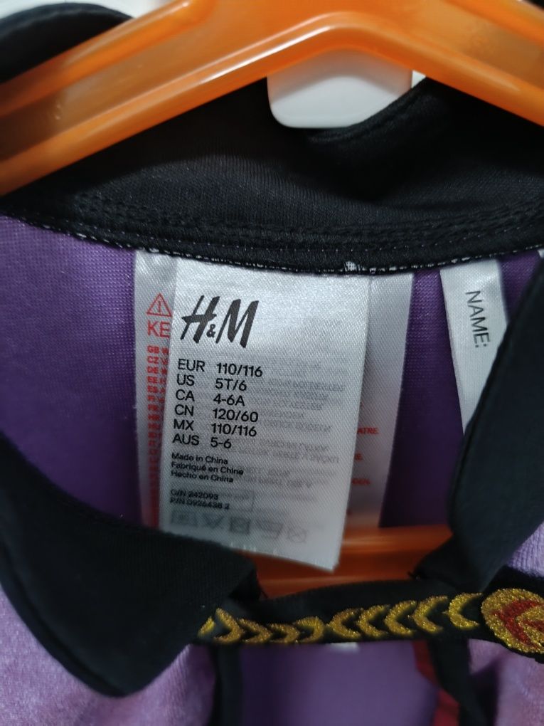 Strój przebranie Anna z krainy lodu h&m bal przebierańców karnawał
