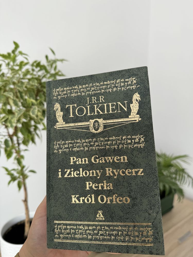 książka j.r.r tolkien zielona seria pan gawen zielony rycerz