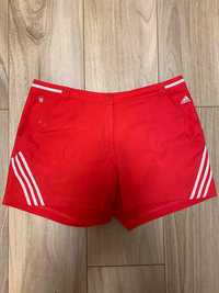 Damskie czerwone spodenki sportowe Adidas