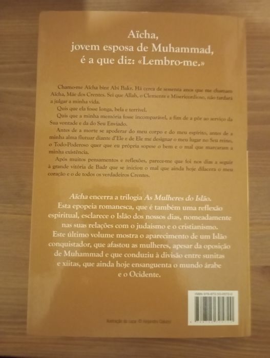 Livro 2 e 3, da trilogia de Maomé,Fátima, Aicha