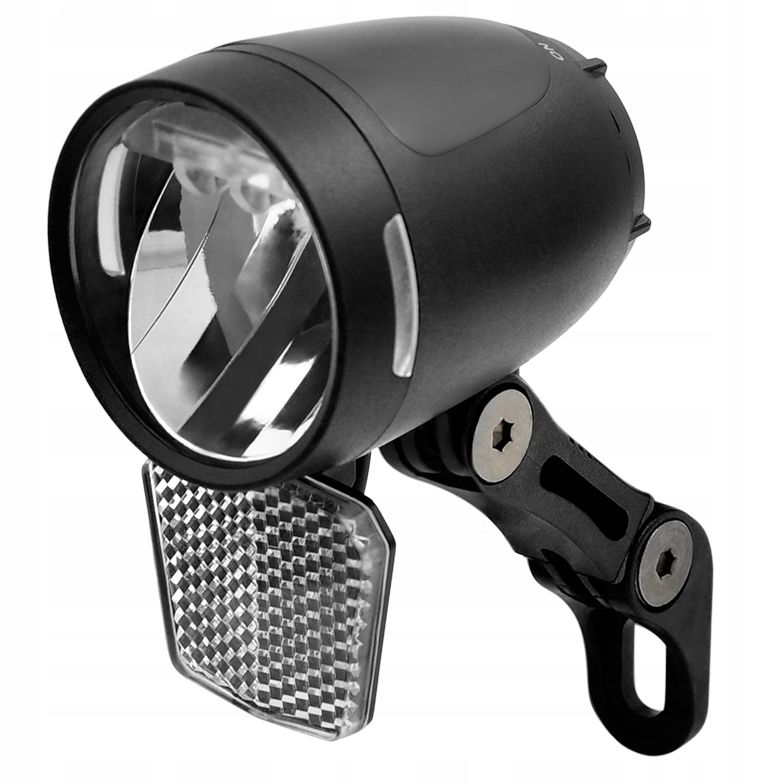 Lampka przód LED 180Lm dynamo podtrzymanie czujnik zmierzchu prądnica
