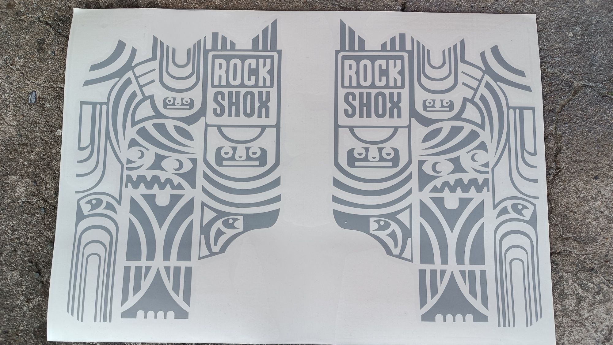 Naklejki Rock Shox Zeb Domain Totem różne kolory