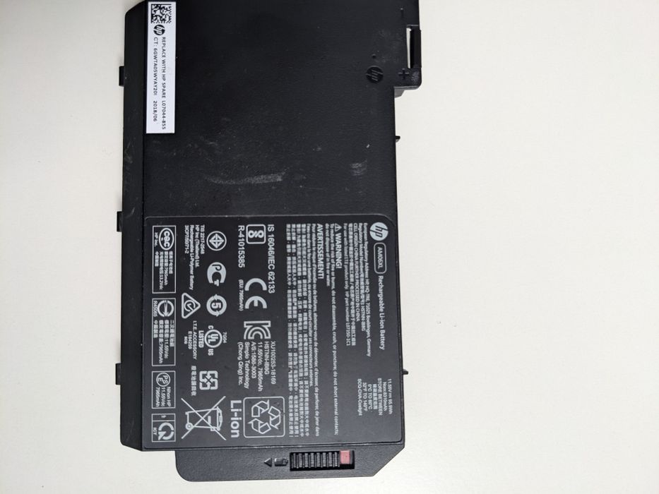 Оригінальна батарея  HP AM06XL для ноутбука HP  ZBook 17 G5, Zbook 17