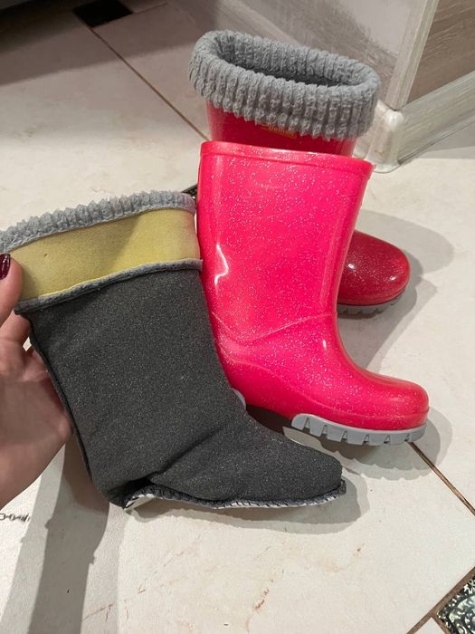 Детские резиновые сапоги