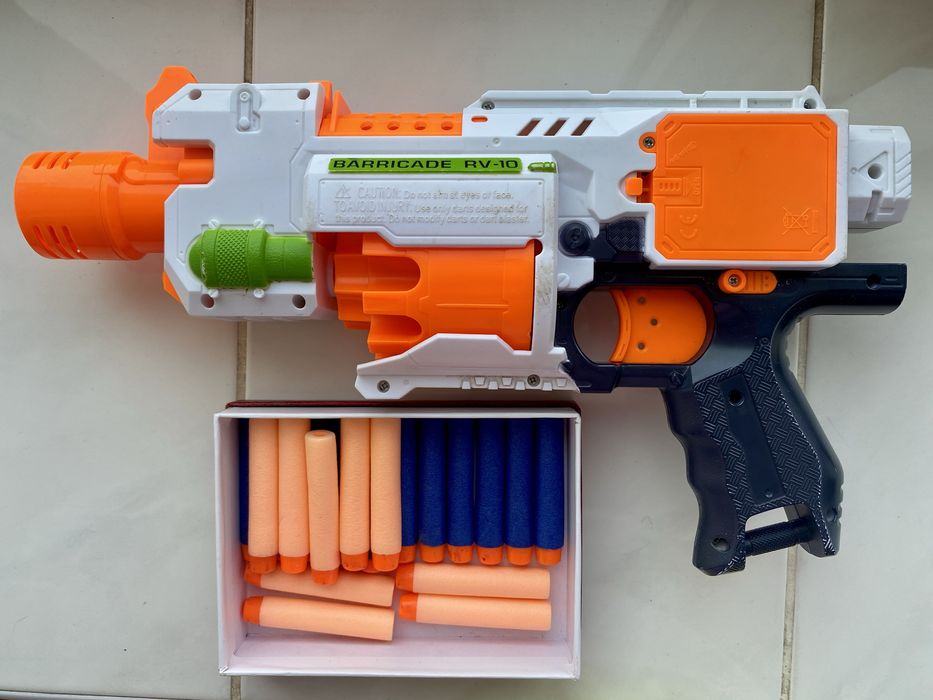 Бластер напівавтомат Barricade rv 10 з батарейками