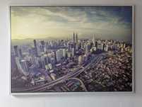 Tanio piękny obraz panorama miasta Ikea 140x100
