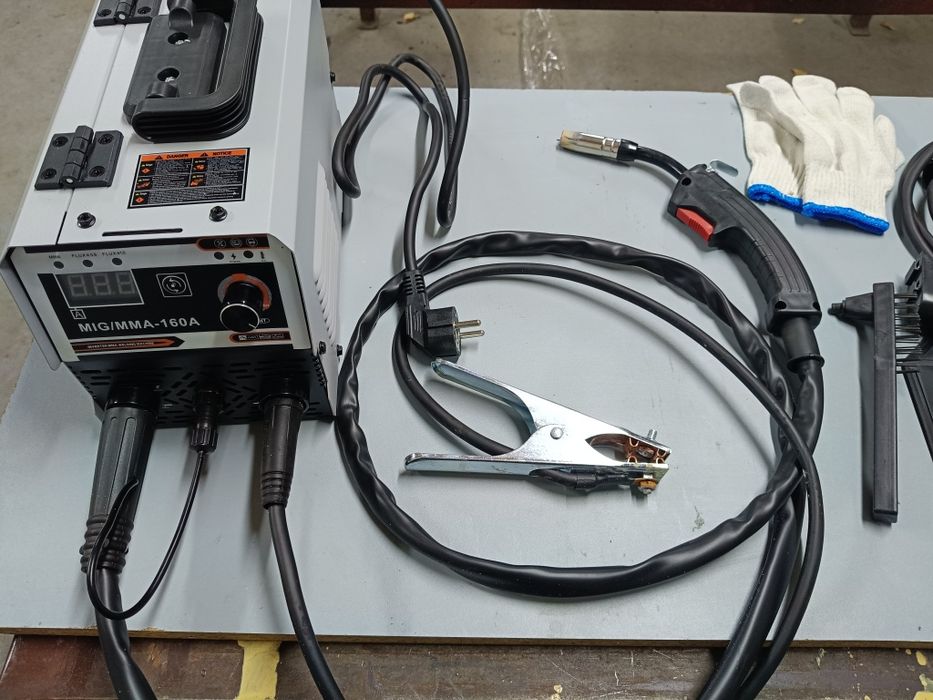 Spawarka inwertorowa MIG MAG MMA migomat 160A drut lub elektroda